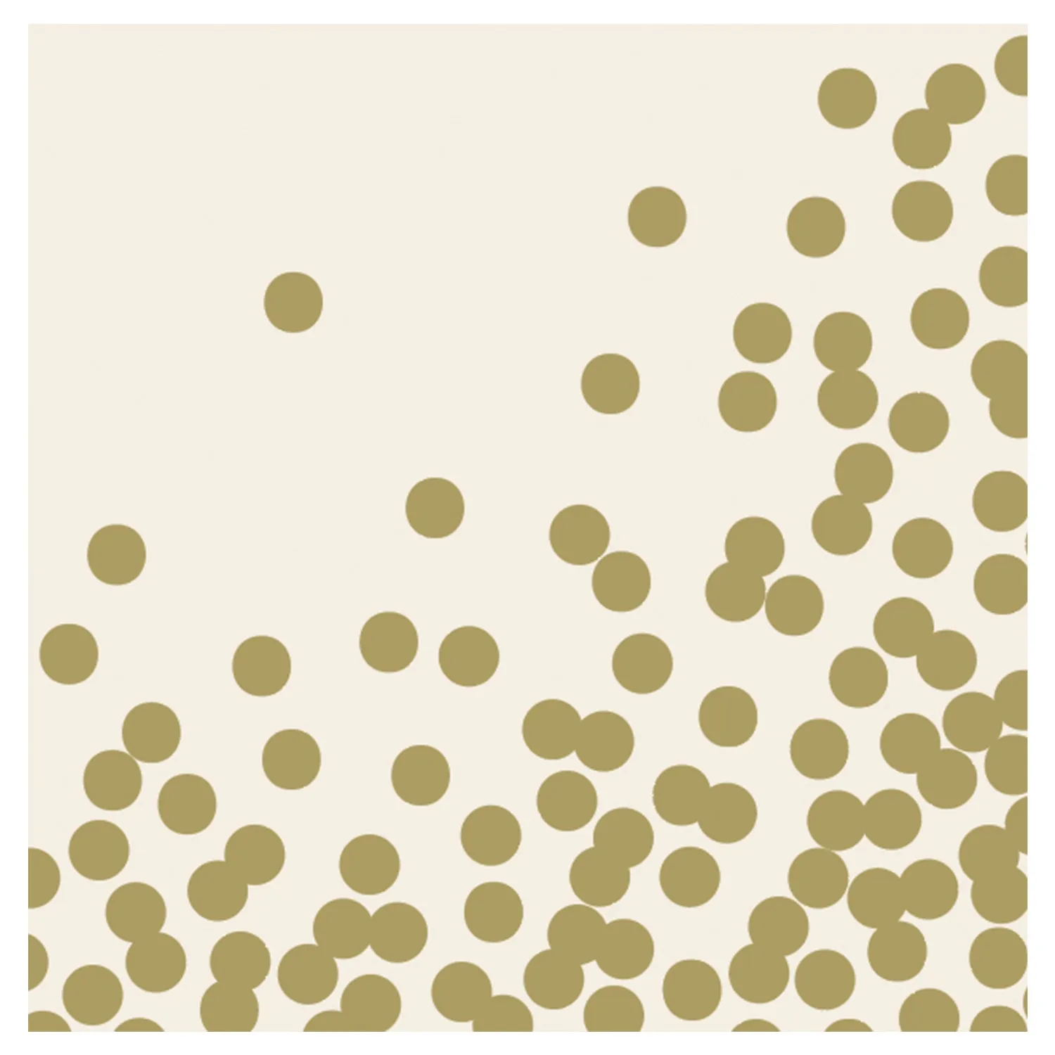 GOLD CONFETTI COCKTAIL NAPKIN