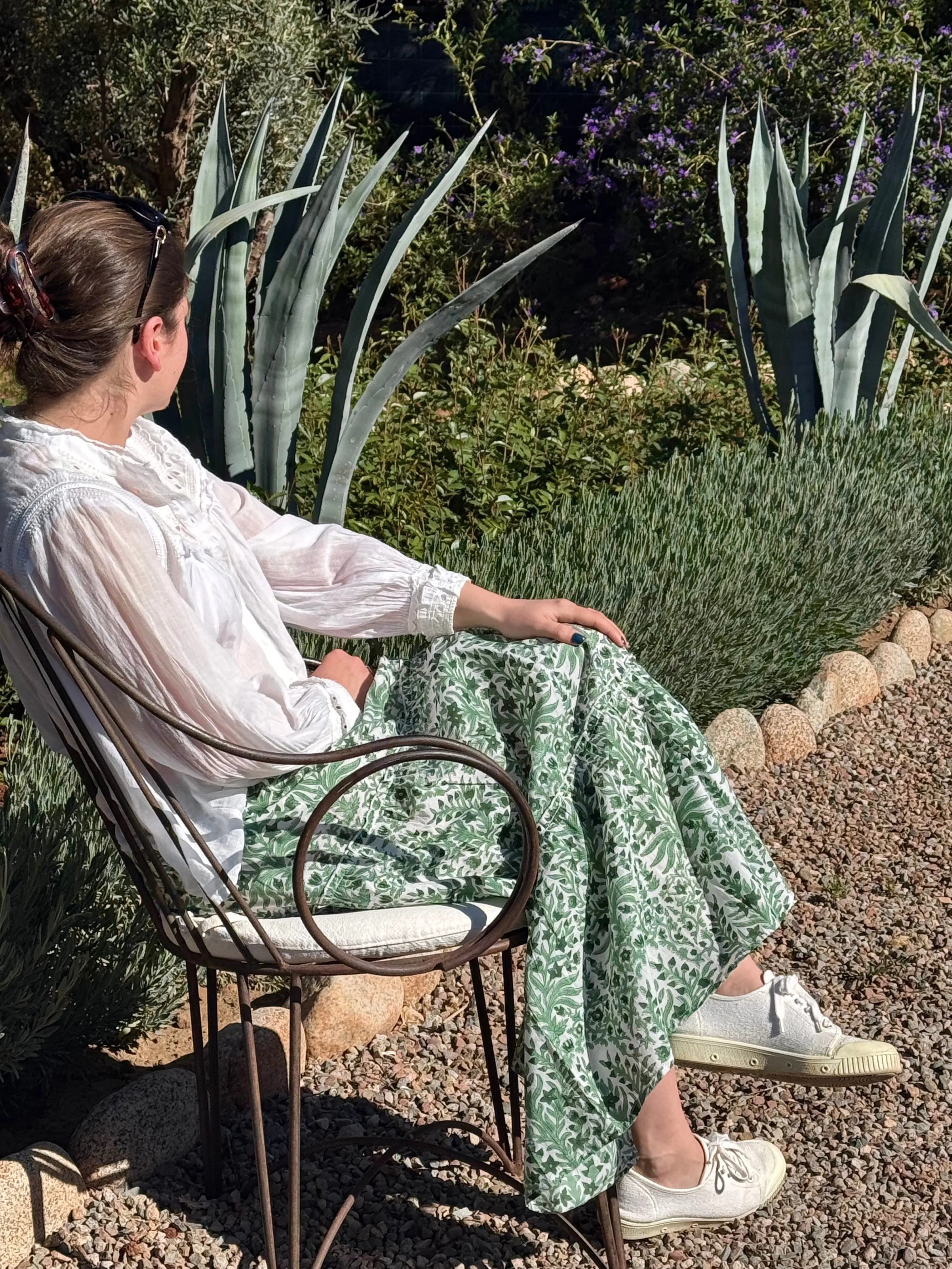 GREEN BUTAH SKIRT