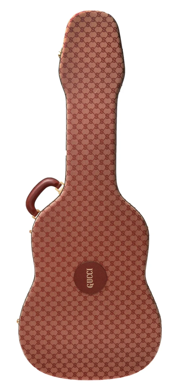 Gucci Collectors GG Original Canvas Monogram Guitar Travel Case