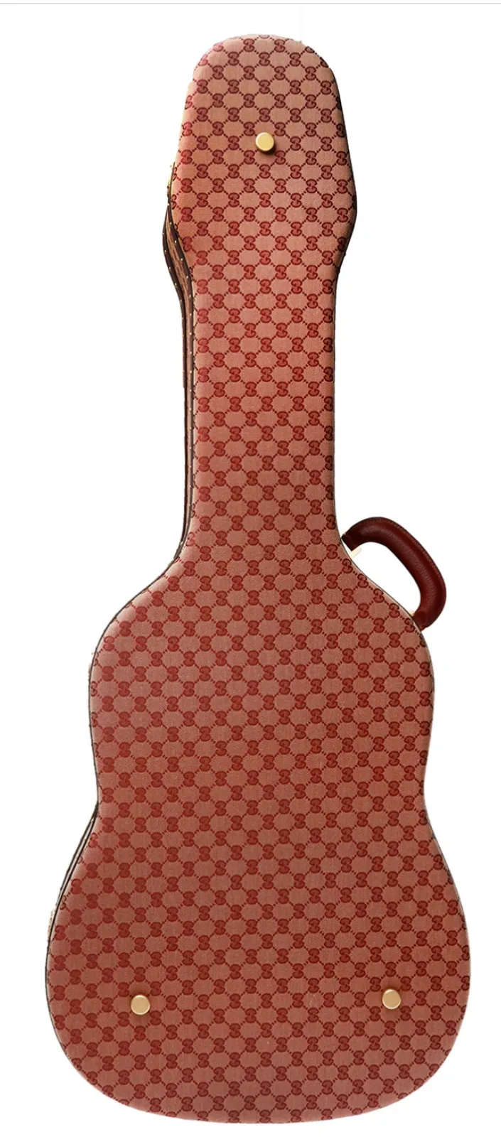 Gucci Collectors GG Original Canvas Monogram Guitar Travel Case