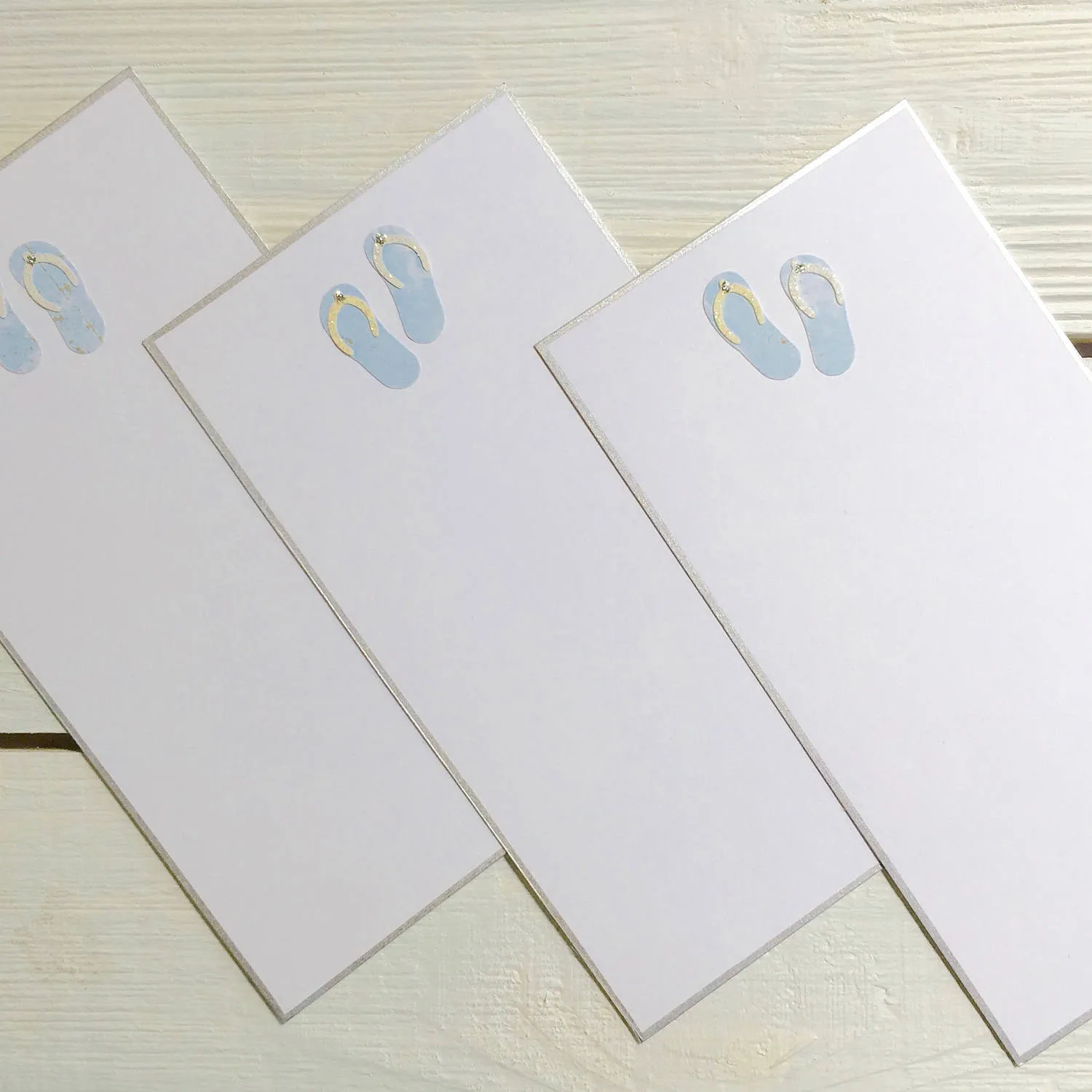 Handmade Flip-Flop / Beach Stationery
