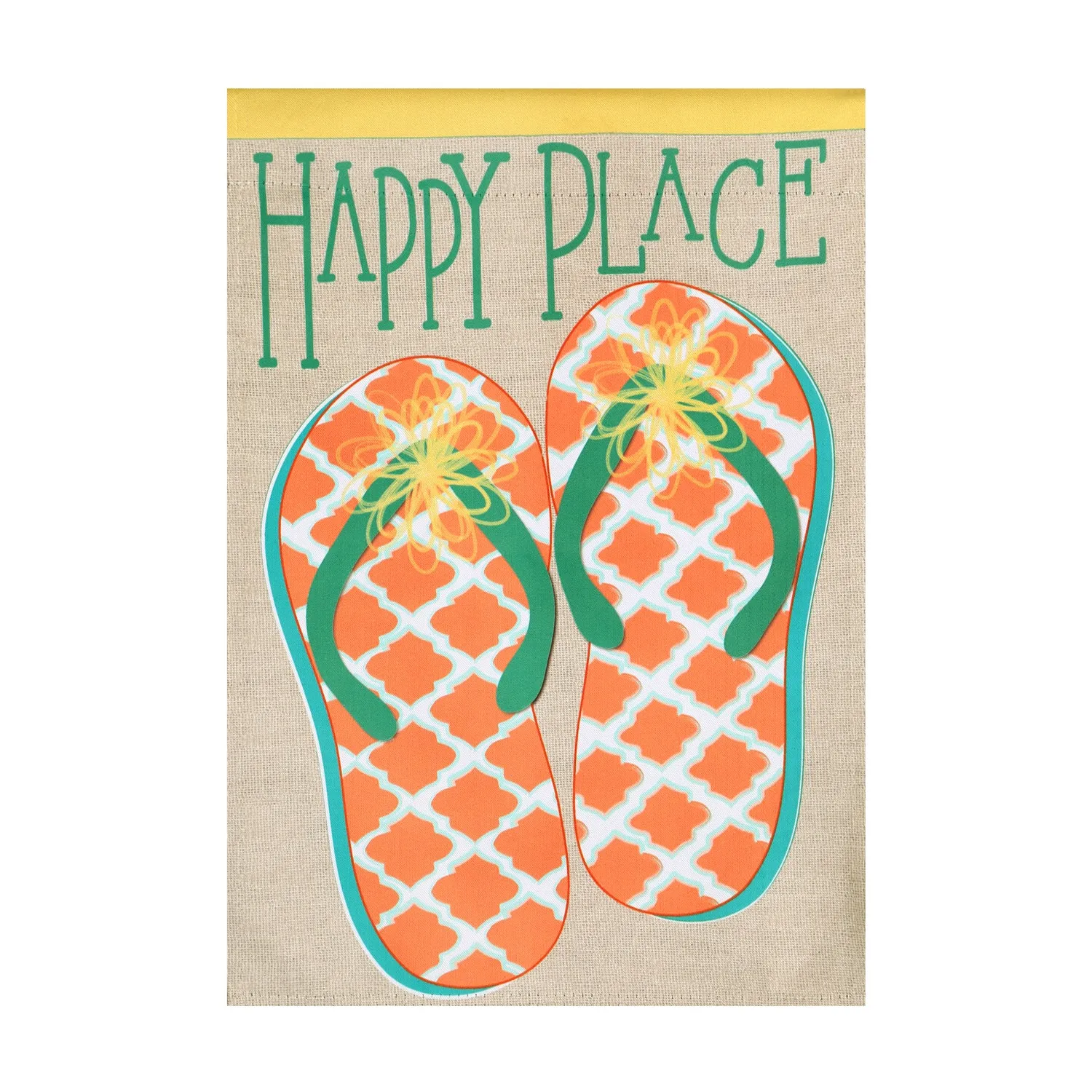 Happy Place Flip Flops Suede House,z13s8501