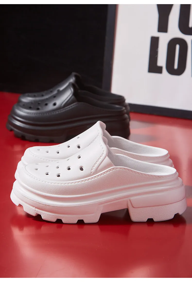 High Heels Sandals Clogs Summer 6.5cm Increase Platform