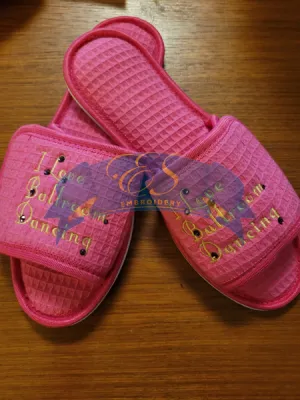 I Love Dancing Slippers