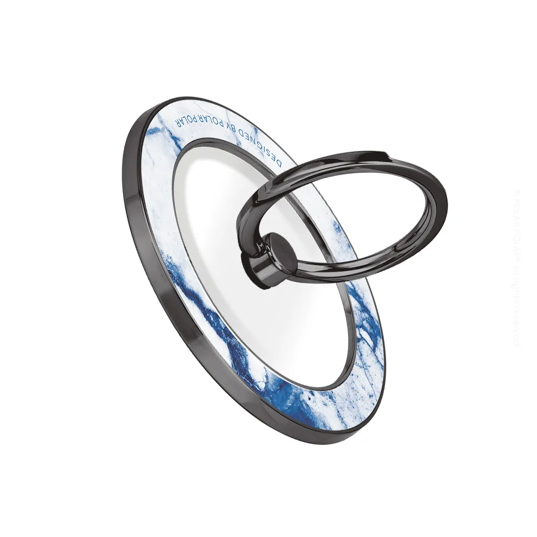 Indigo Vase - Black MagSafe Phone Grip and Ring Holder Stand
