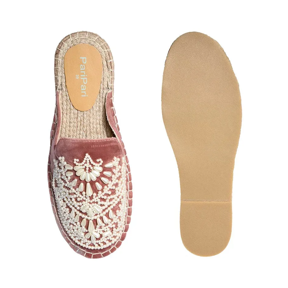 Iris Pink Espadrilles Platform