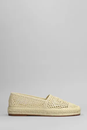Isla Espadrilles in beige raffia
