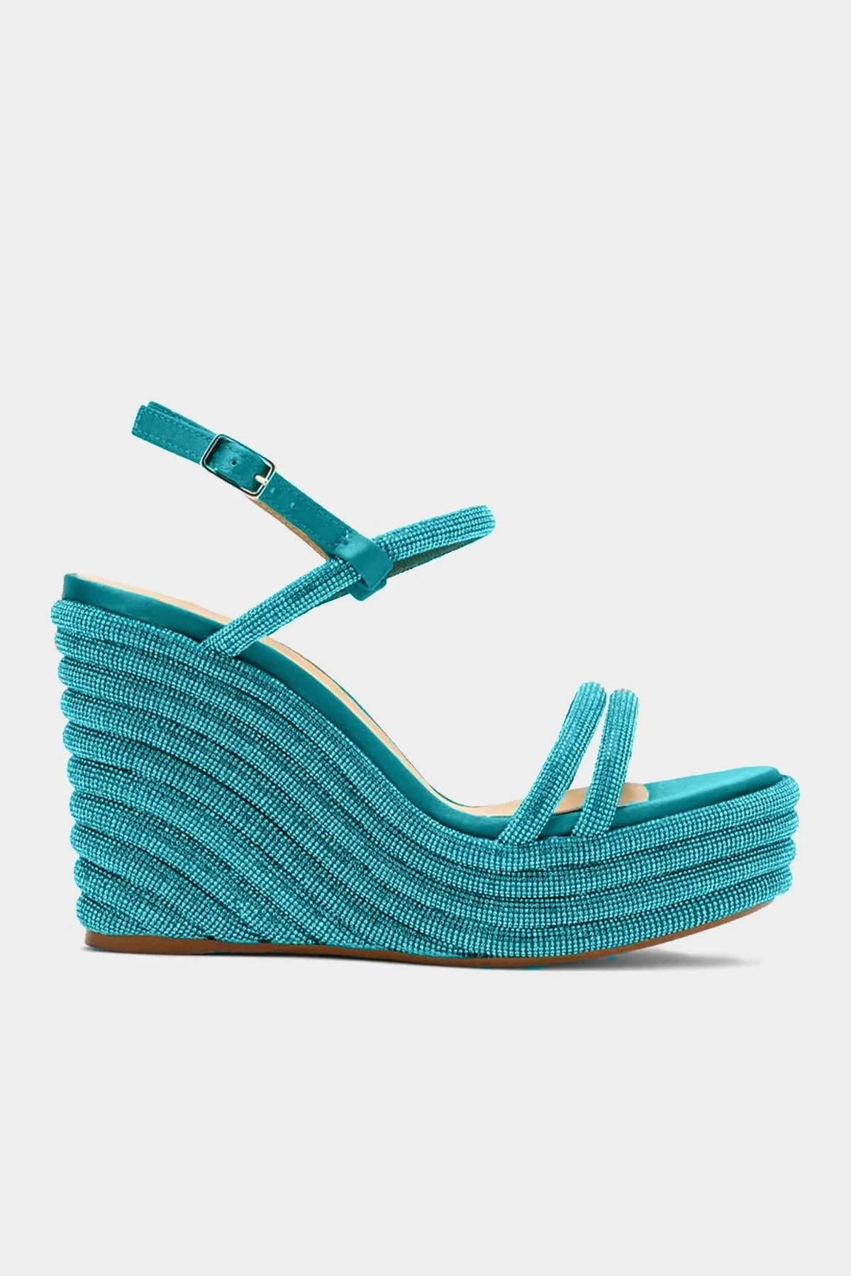 Jocana Platform Sandal in Azul