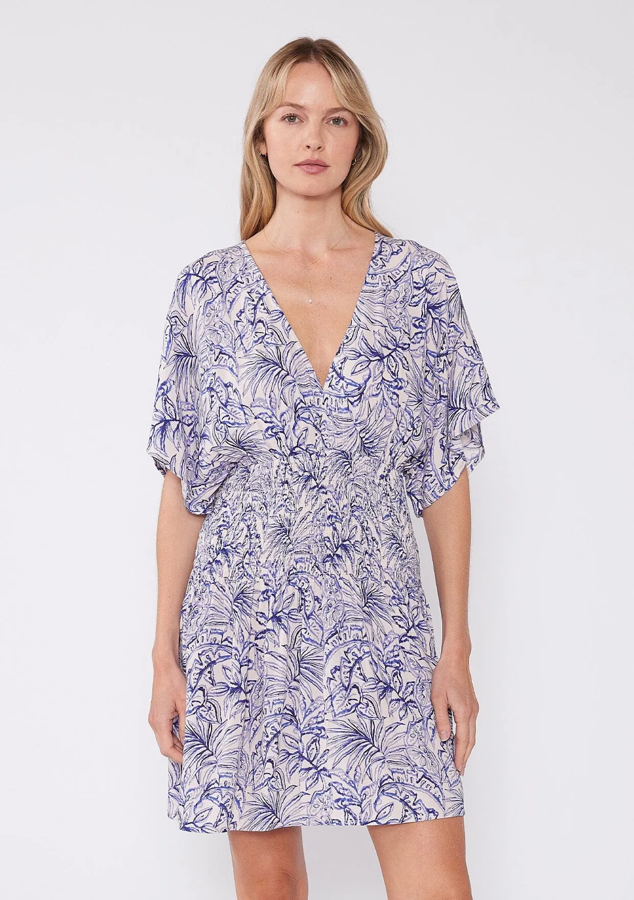 Jordyn Smocked Mini Dress