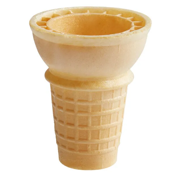 JOY #10 Flat Bottom Cake Cones | 8 x 112 (896) Per Case | Joy Cone Co. | Cones Distributor Canada