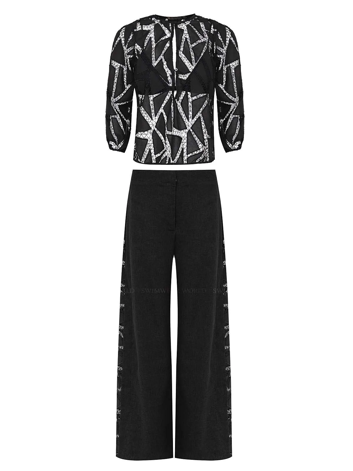 Julieta Blouse-Bree Pants ::RET