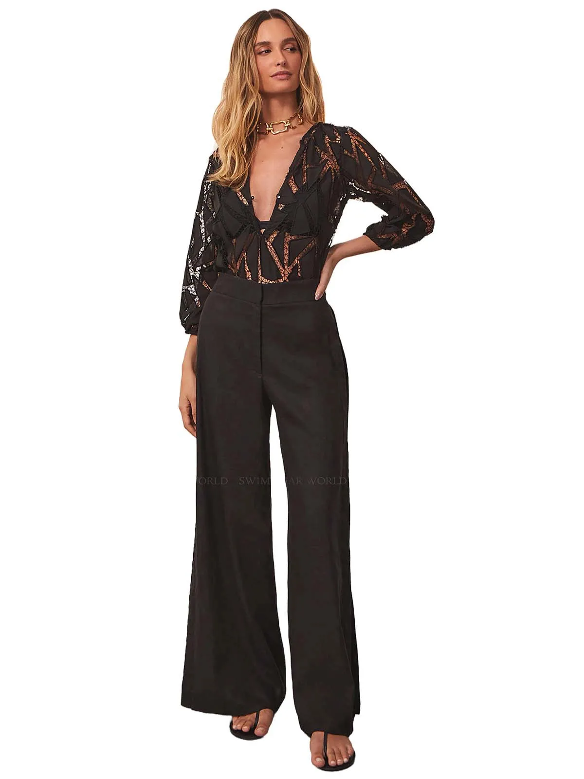 Julieta Blouse-Bree Pants ::RET