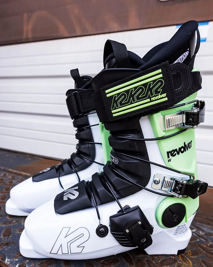 K2 Revolver FL3X Women's Ski Boots - White / Teal - 2023