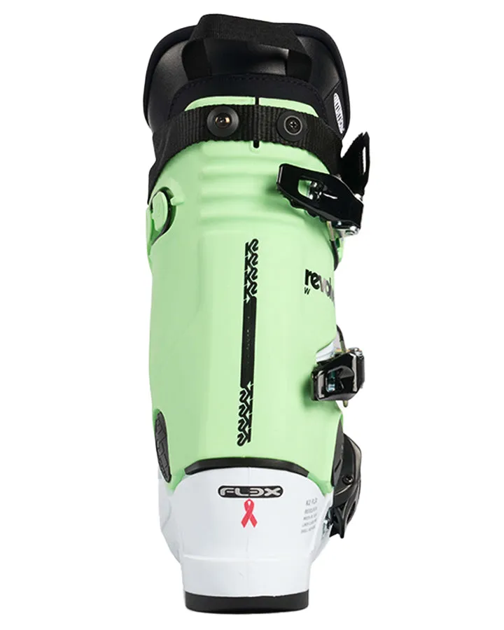 K2 Revolver FL3X Women's Ski Boots - White / Teal - 2023