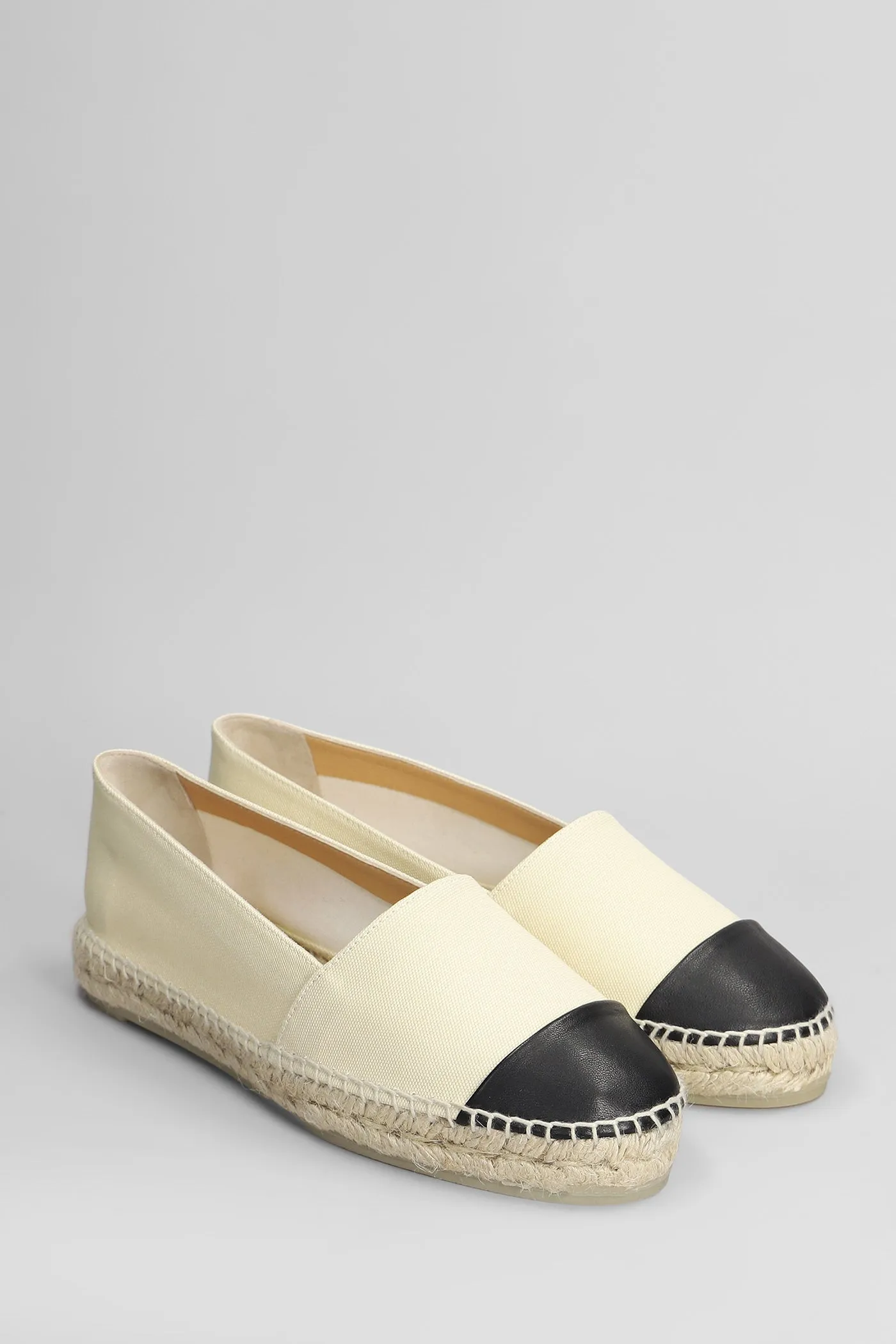 Katty-264 Espadrilles in beige canvas