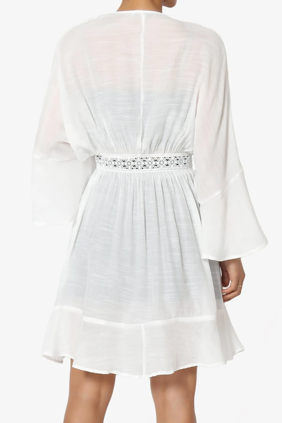 Kayla Lace Trim Kaftan