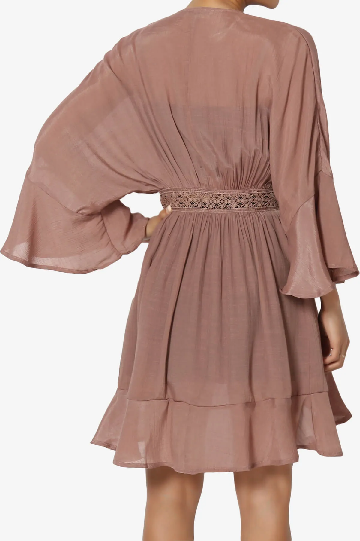 Kayla Lace Trim Kaftan
