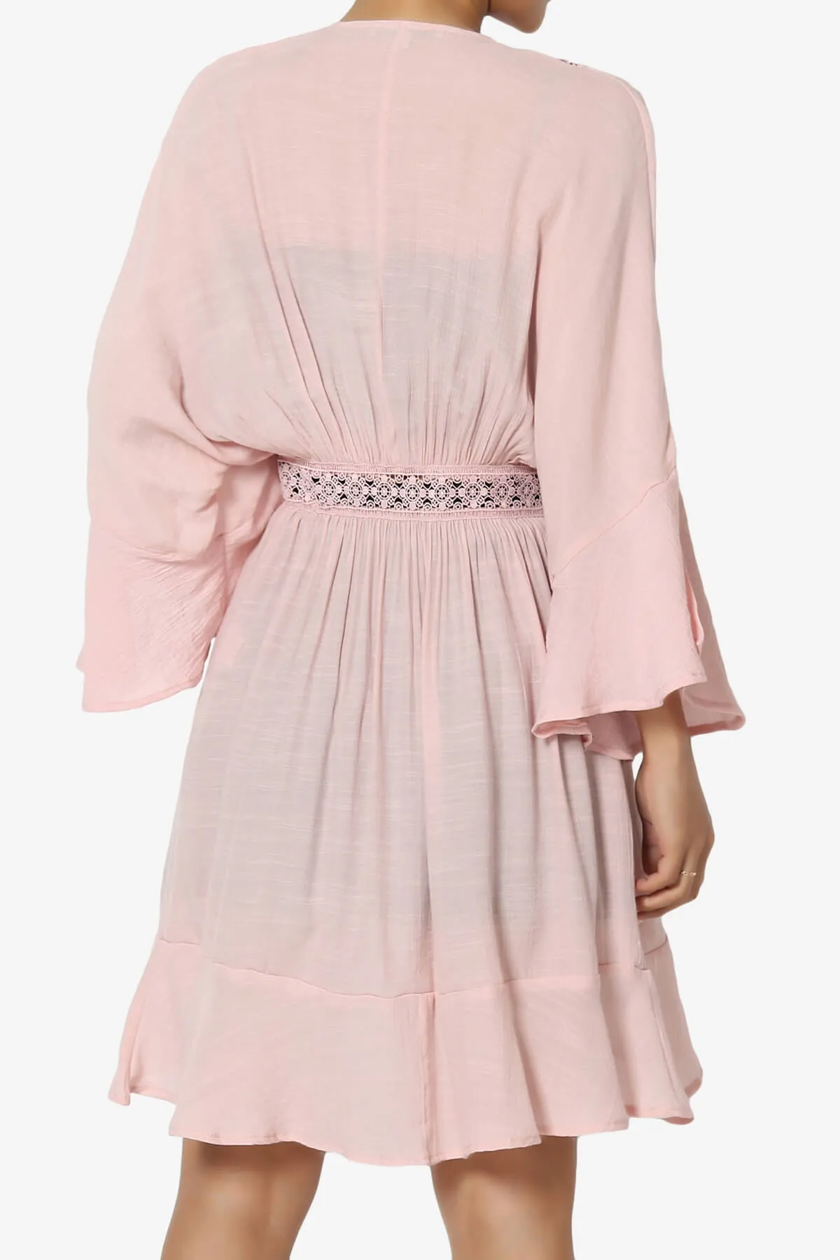 Kayla Lace Trim Kaftan