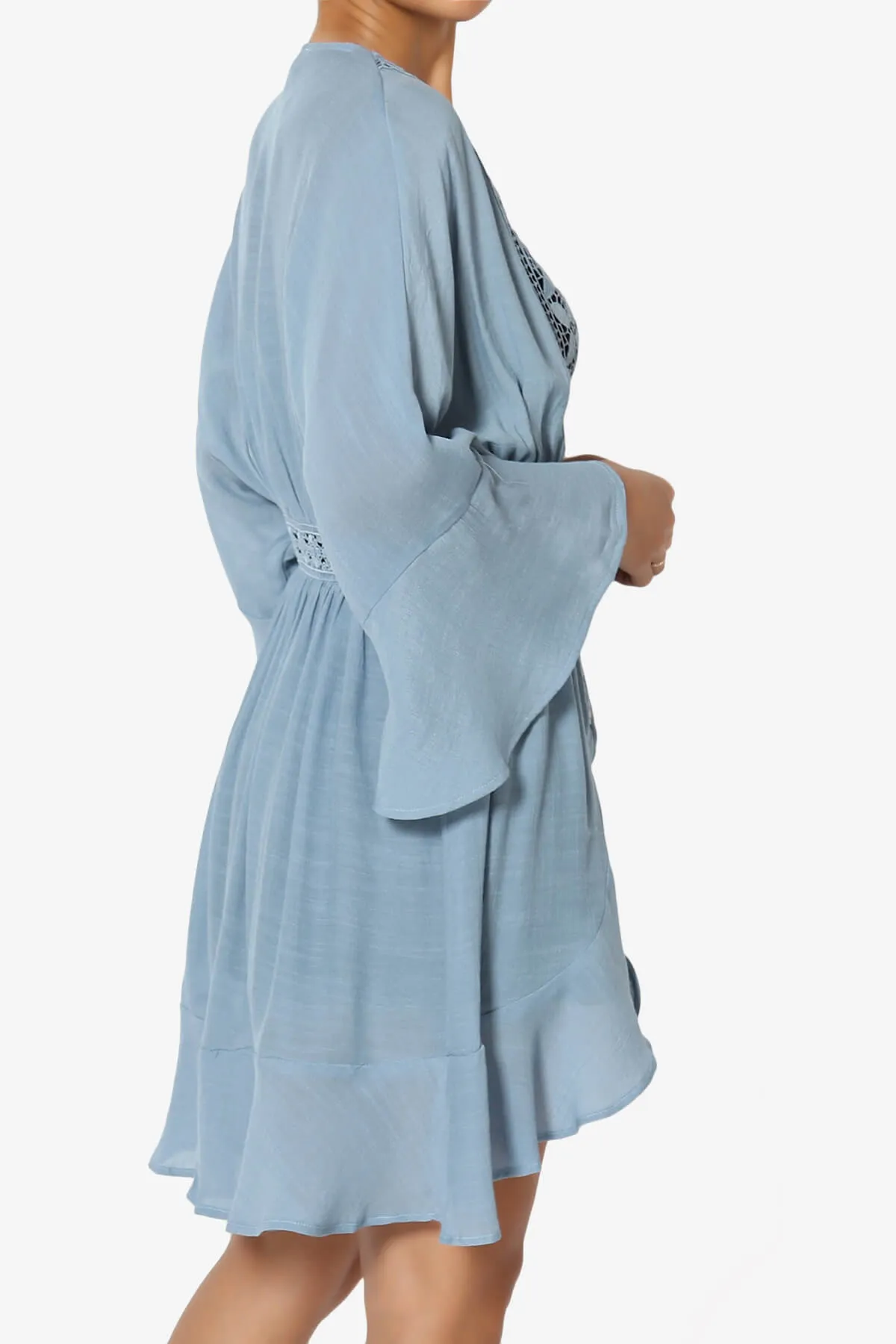 Kayla Lace Trim Kaftan