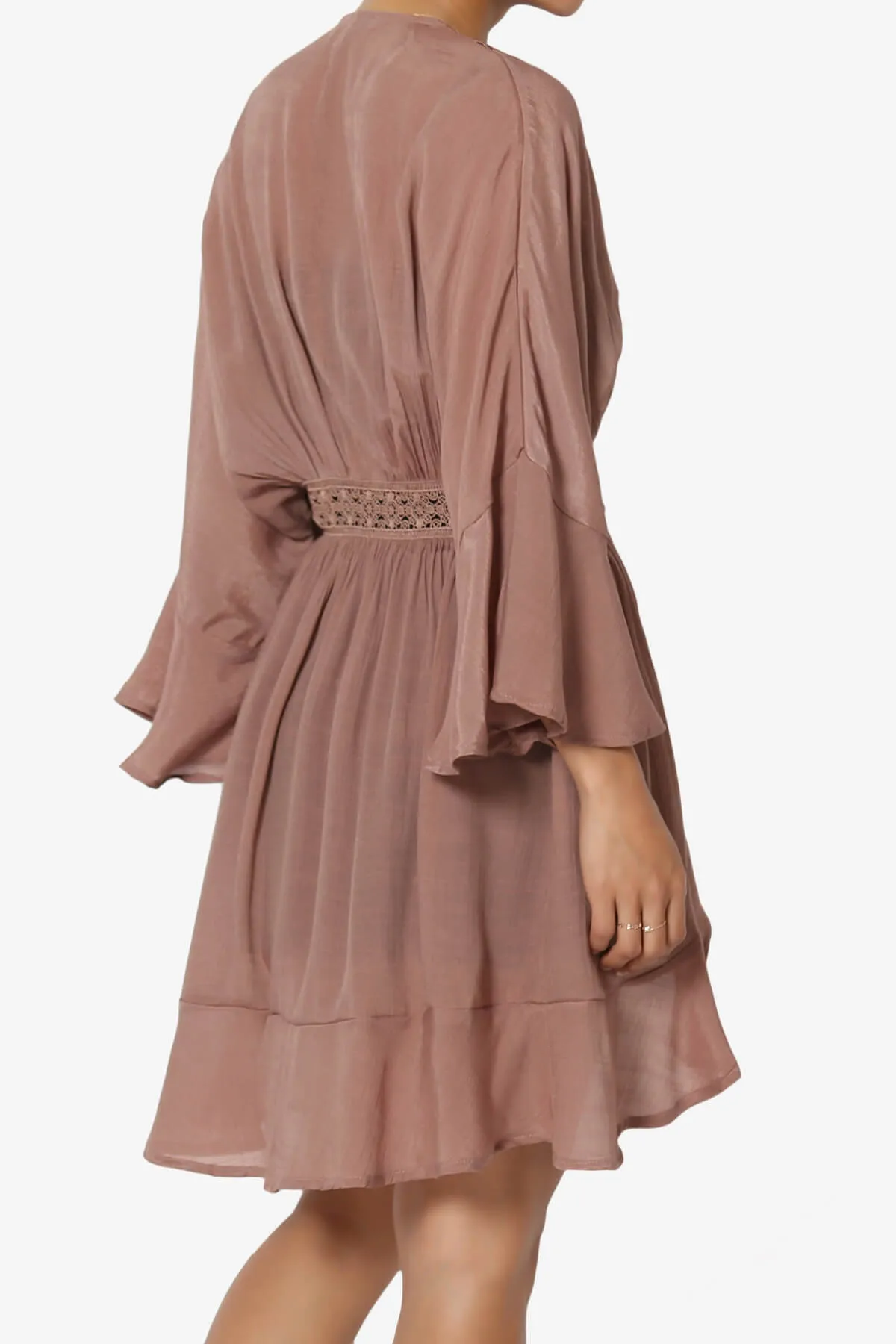 Kayla Lace Trim Kaftan