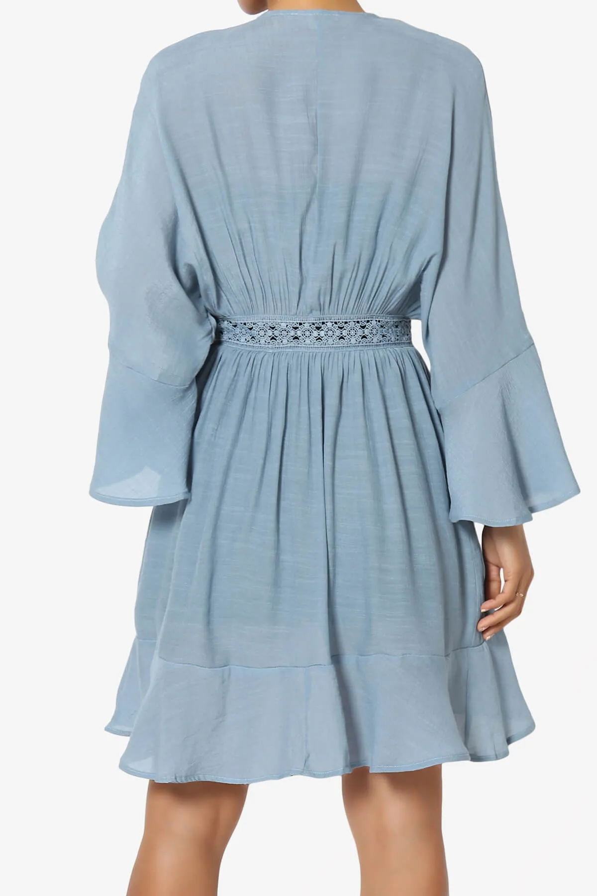 Kayla Lace Trim Kaftan