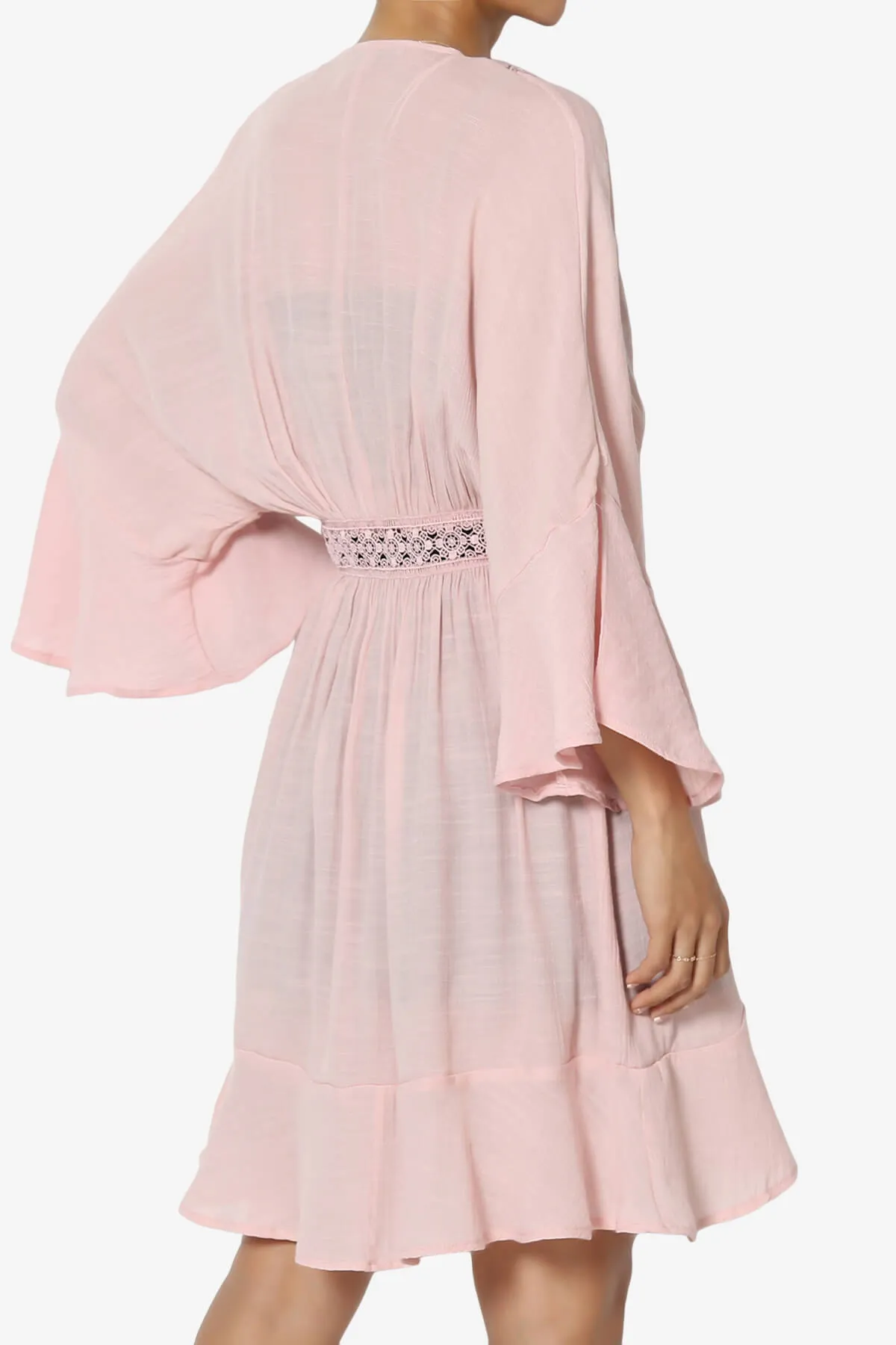 Kayla Lace Trim Kaftan