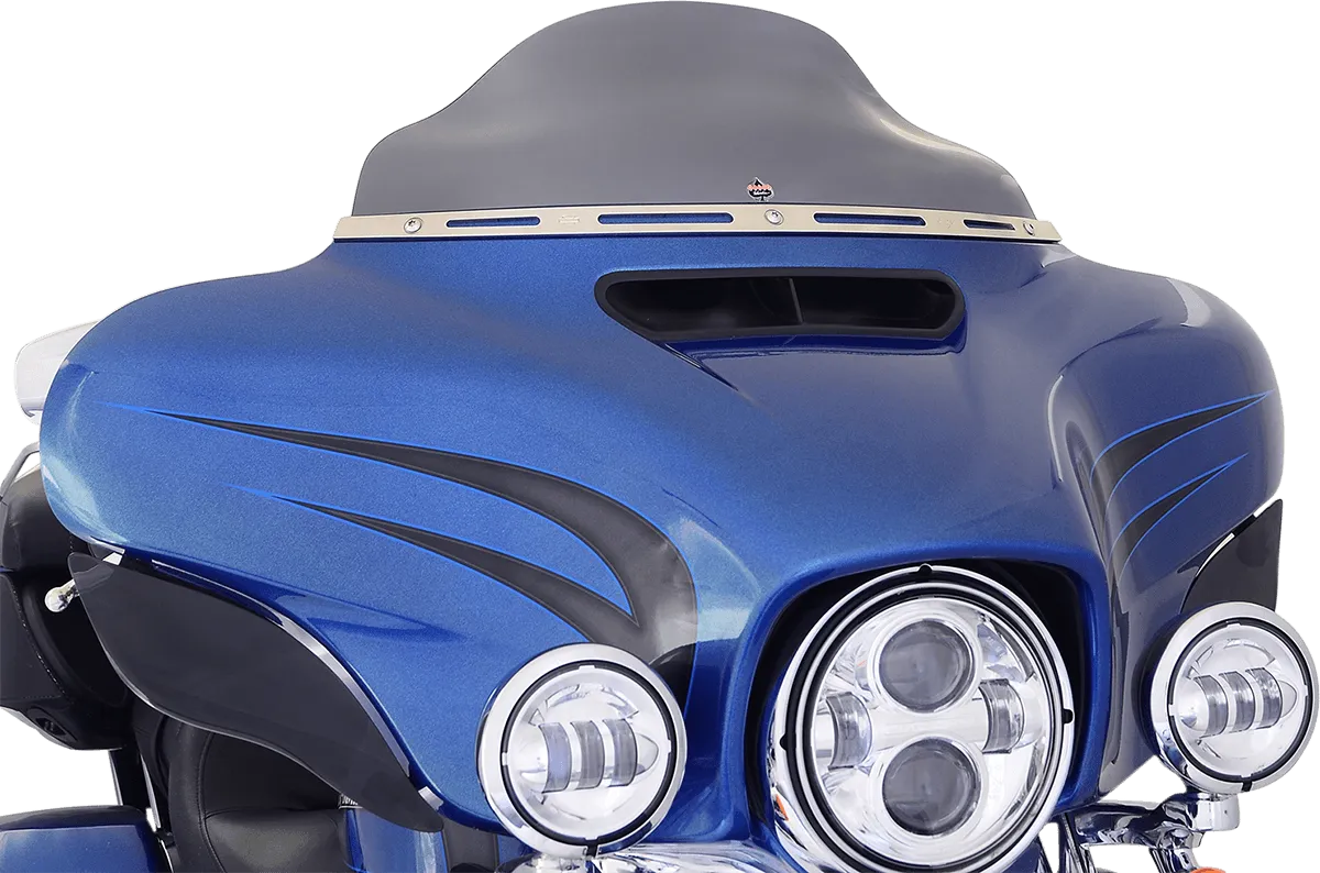 Klock Werks KW050101992014 6.5in. Flare Windshield - Dark Smoke