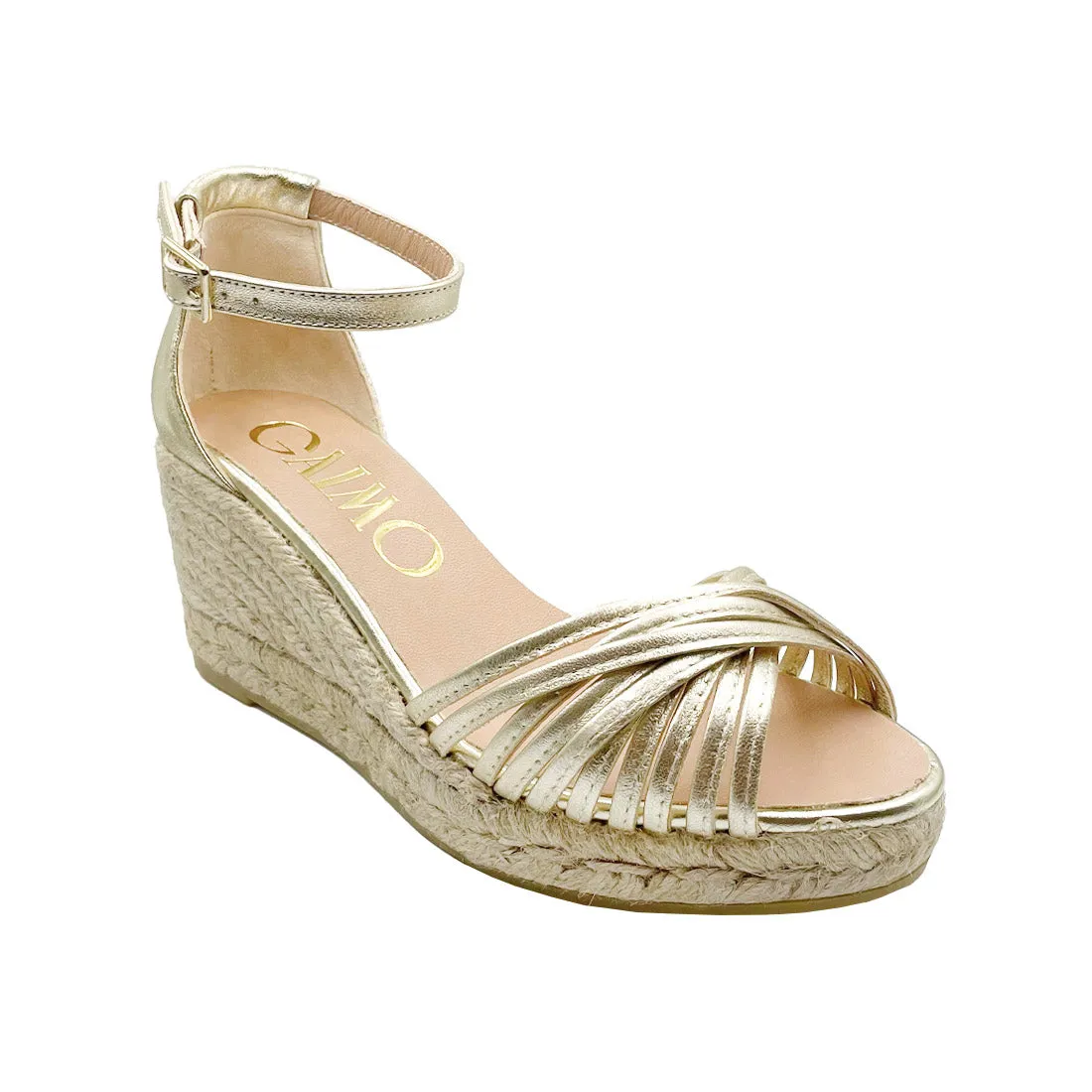 KLOSSI Gold espadrilles