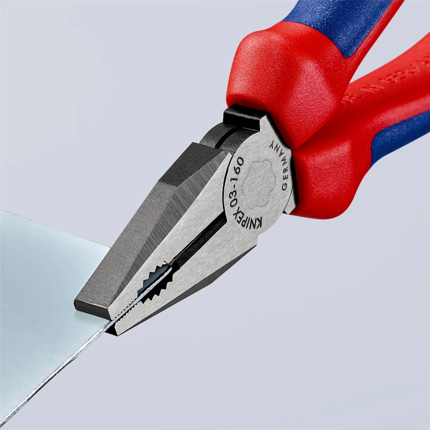 KNIPEX Combination Pliers 160mm Multi Component Grips 03 02 160 SB