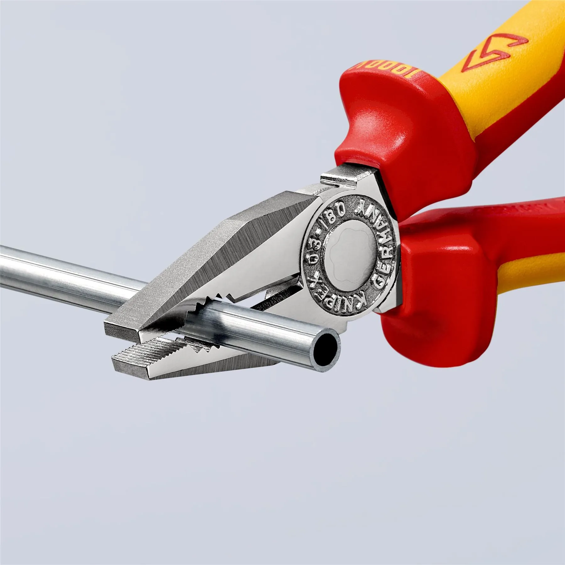 KNIPEX Combination Pliers 180mm VDE Chrome Multi Component Grips 03 06 180 SB
