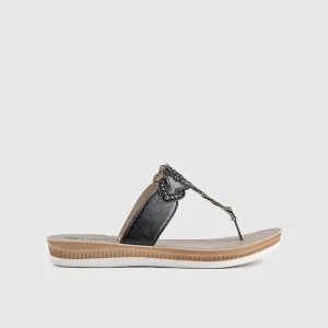 Ladies Comfort Sandals BA039 Black