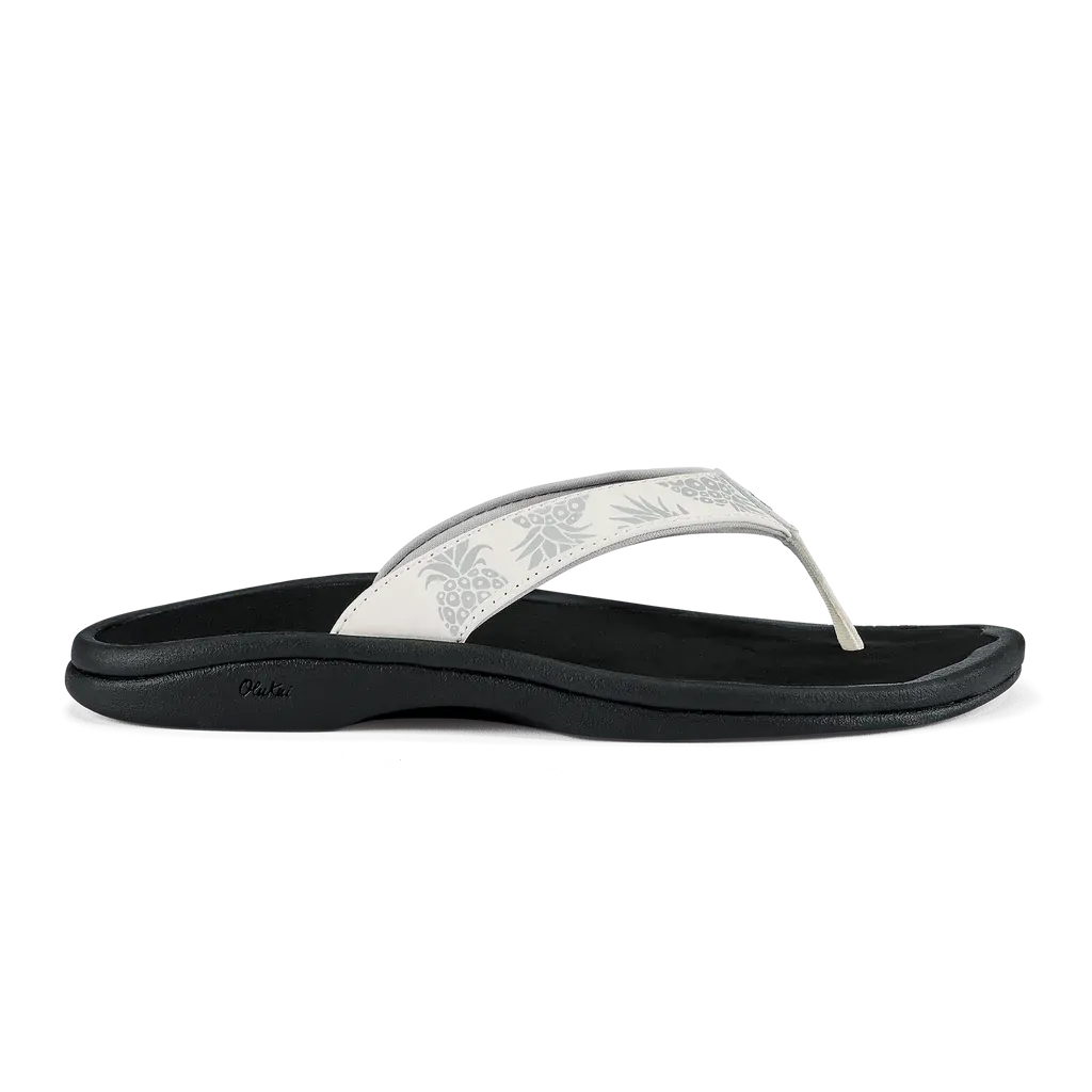 LADIES OLUKAI 'OHANA - WHITE/HUA