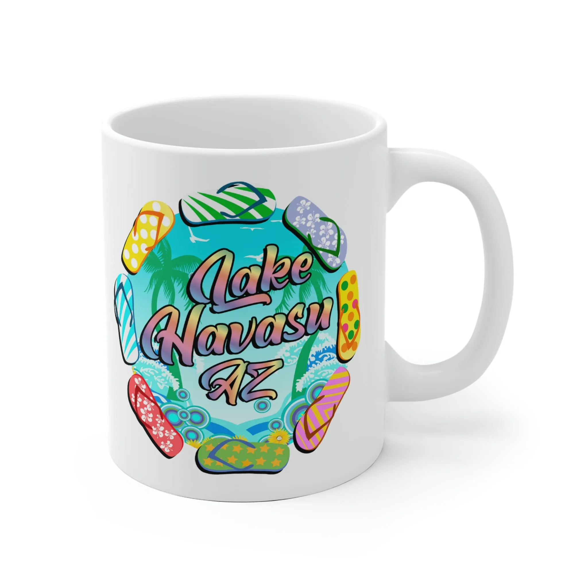 Lake Havasu City Flip-Flops Coffee Mug