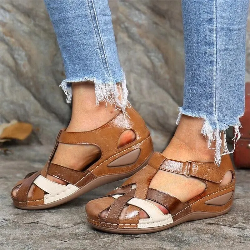 Larah - Orthopädische Komfort-Keilsandalen