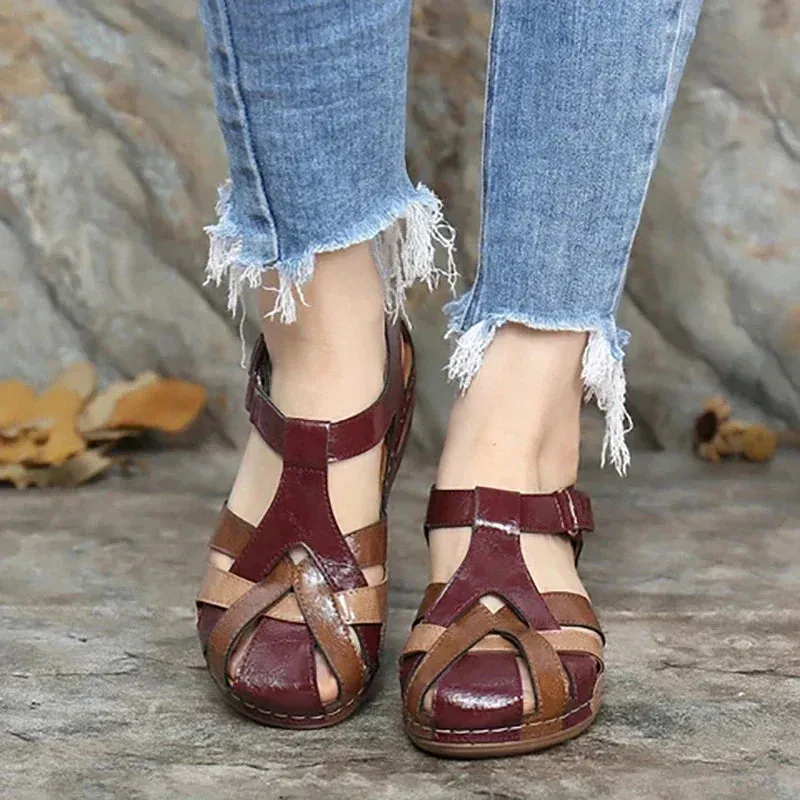 Larah - Orthopädische Komfort-Keilsandalen