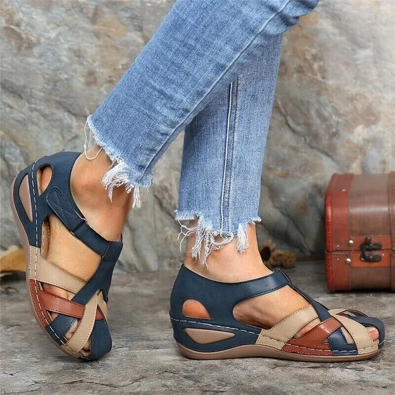 Larah - Orthopädische Komfort-Keilsandalen