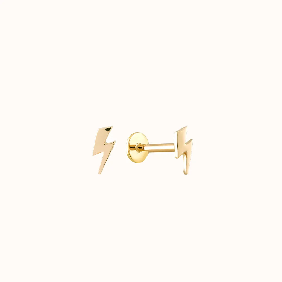 Lightning Flatback Stud
