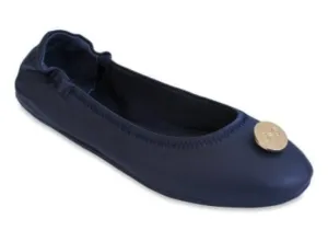 Liv navy interchangeable ballet flats