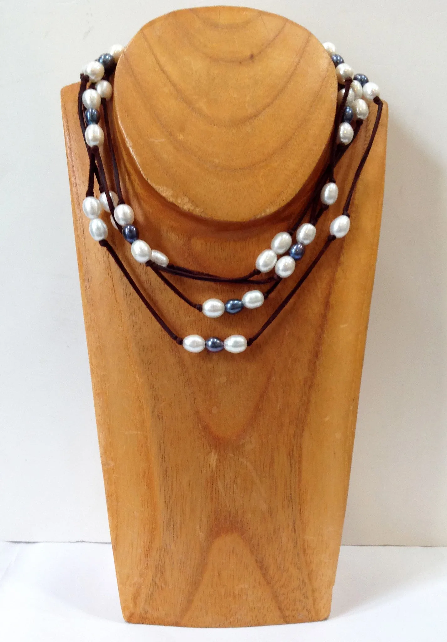 Long Wrap Freshwater Pearl Necklace