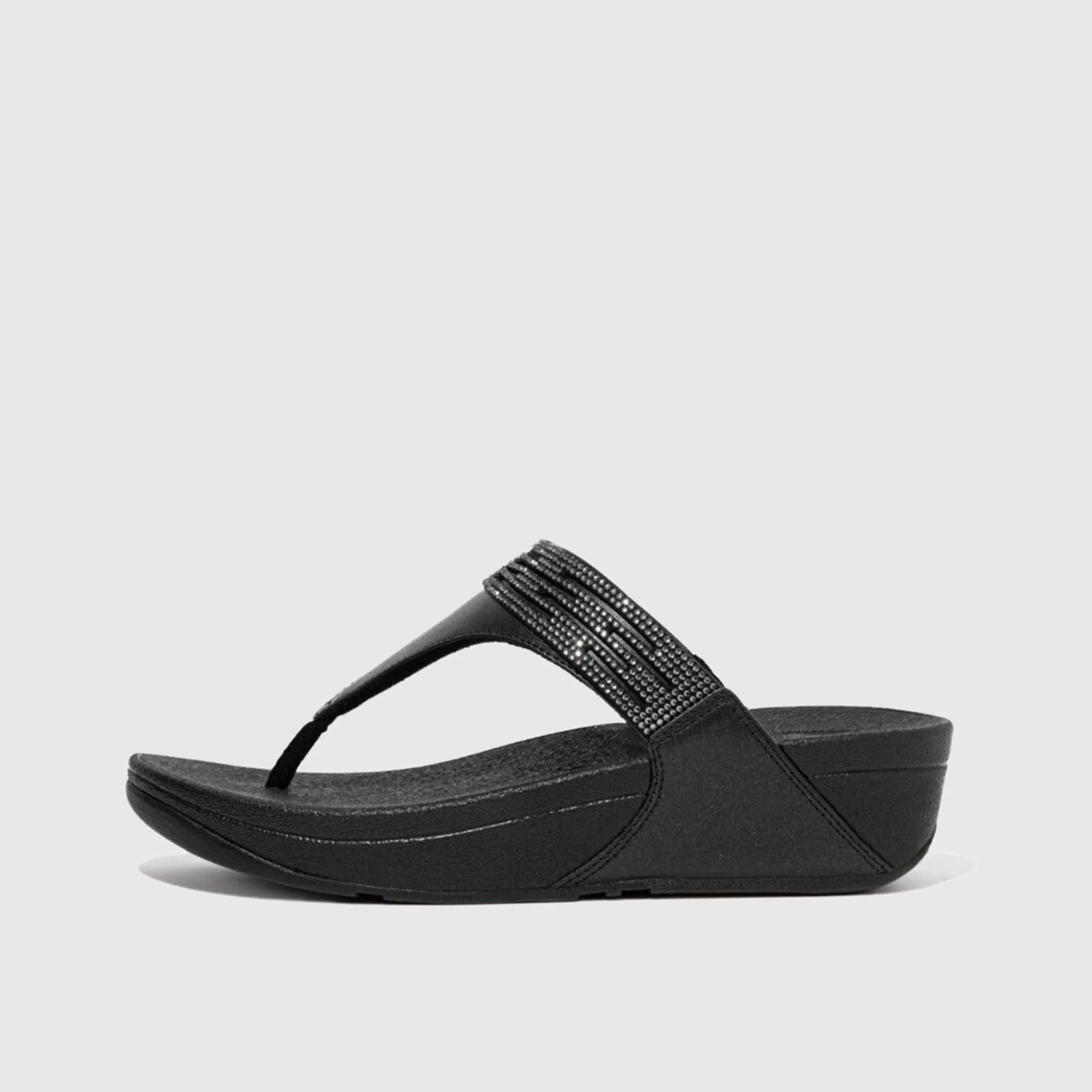 Lulu L/Crystal Black Comfort Sandal - EU3-090