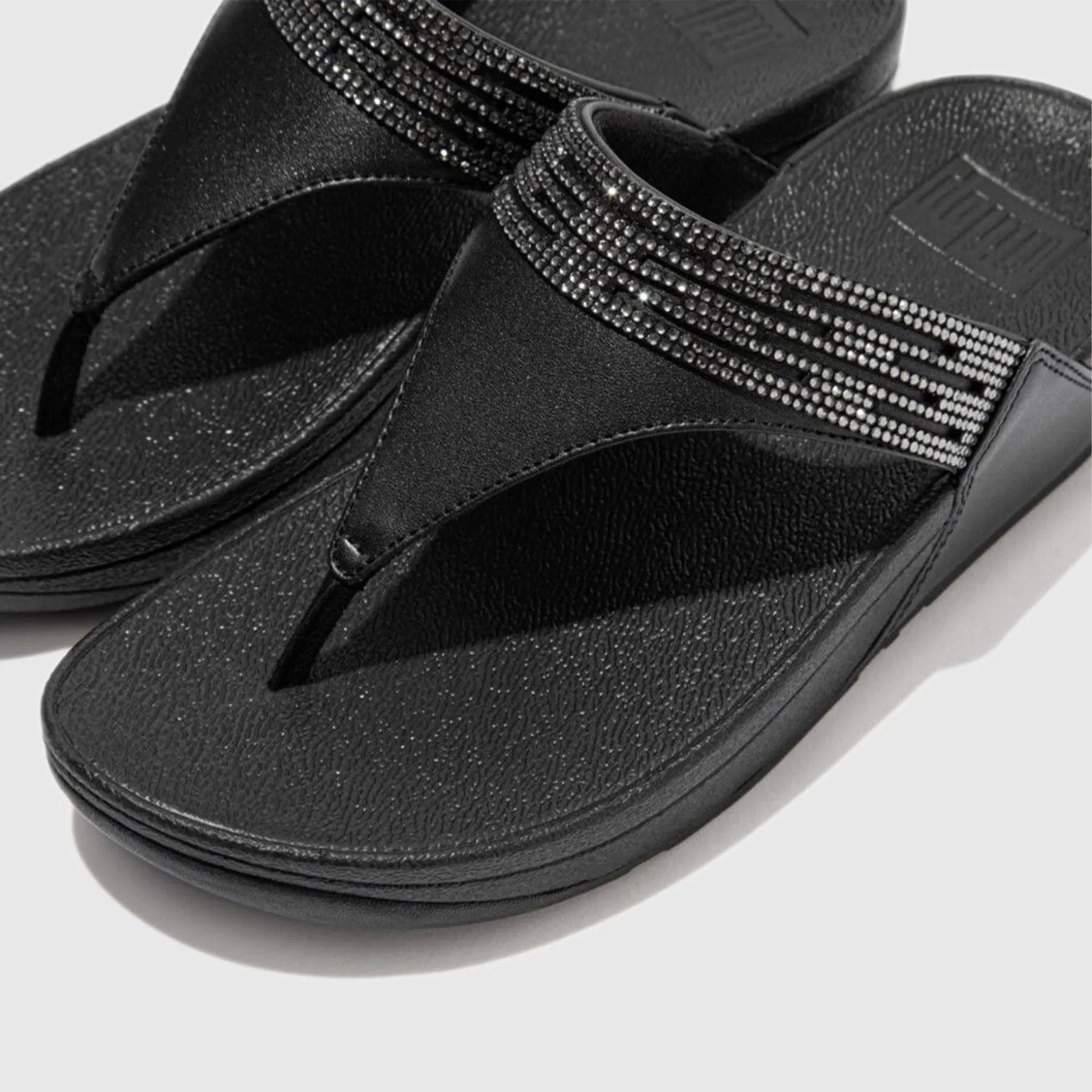 Lulu L/Crystal Black Comfort Sandal - EU3-090