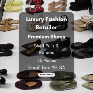 Luxury Fashion Retailer | Premium Shoes | Shelf Pulls & Returns | 25 Pieces | Small Box #E-83