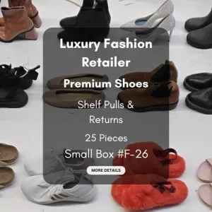 Luxury Fashion Retailer | Premium Shoes | Shelf Pulls & Returns | 25 Pieces | Small Box #F-26