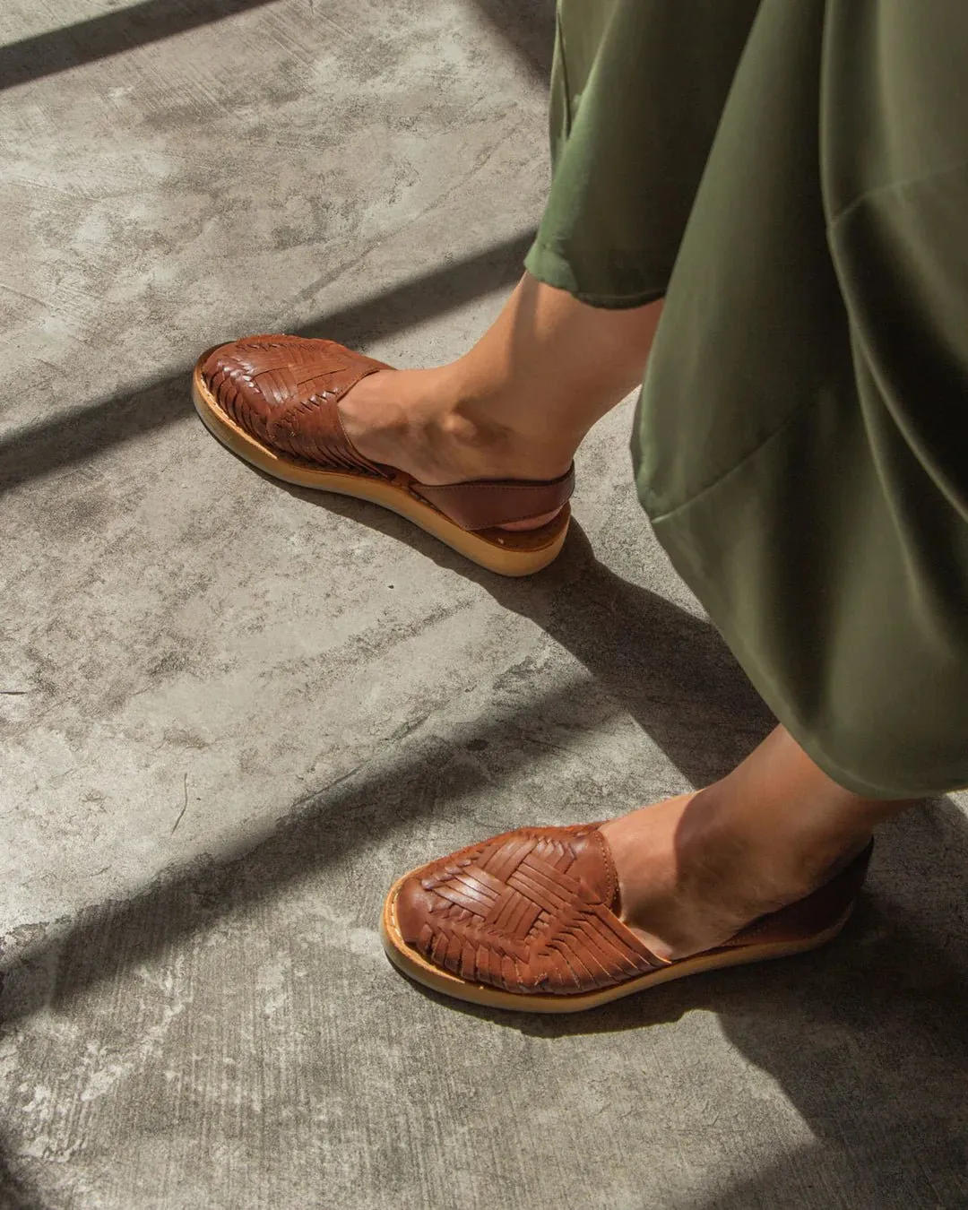 Maguey Huarache Sandals with 3 cm Platform