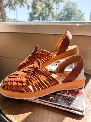 Maguey Huarache Sandals with 3 cm Platform
