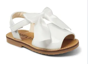 Martina Bow Sandals - White