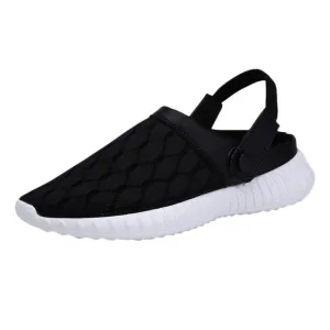 Men Slippers Summer Classic Fashion Slides Shoes Outdoor Leisure Mens Flat Mesh Breathable Non-slip Flip Flops Beach Shoe