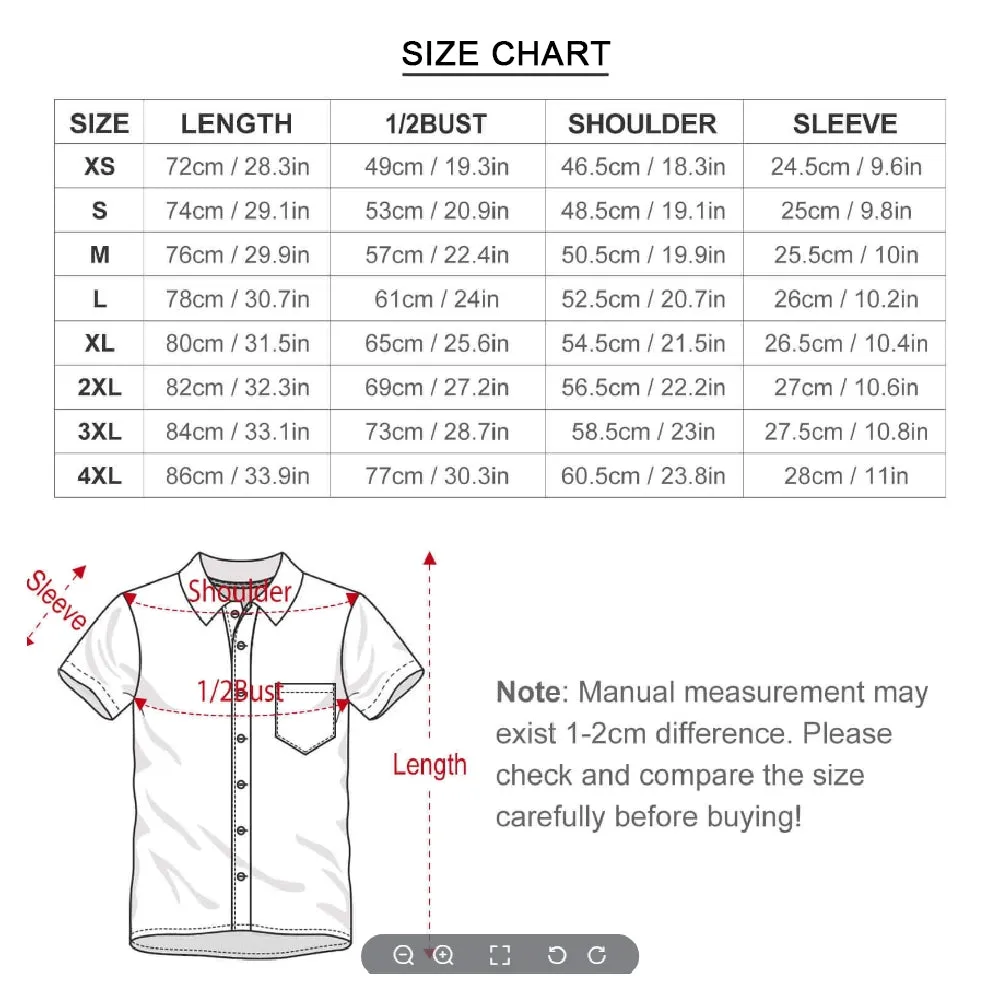 Men's Christmas Tree Casual Cuban Collar Short Sleeve Shirt 2410006010