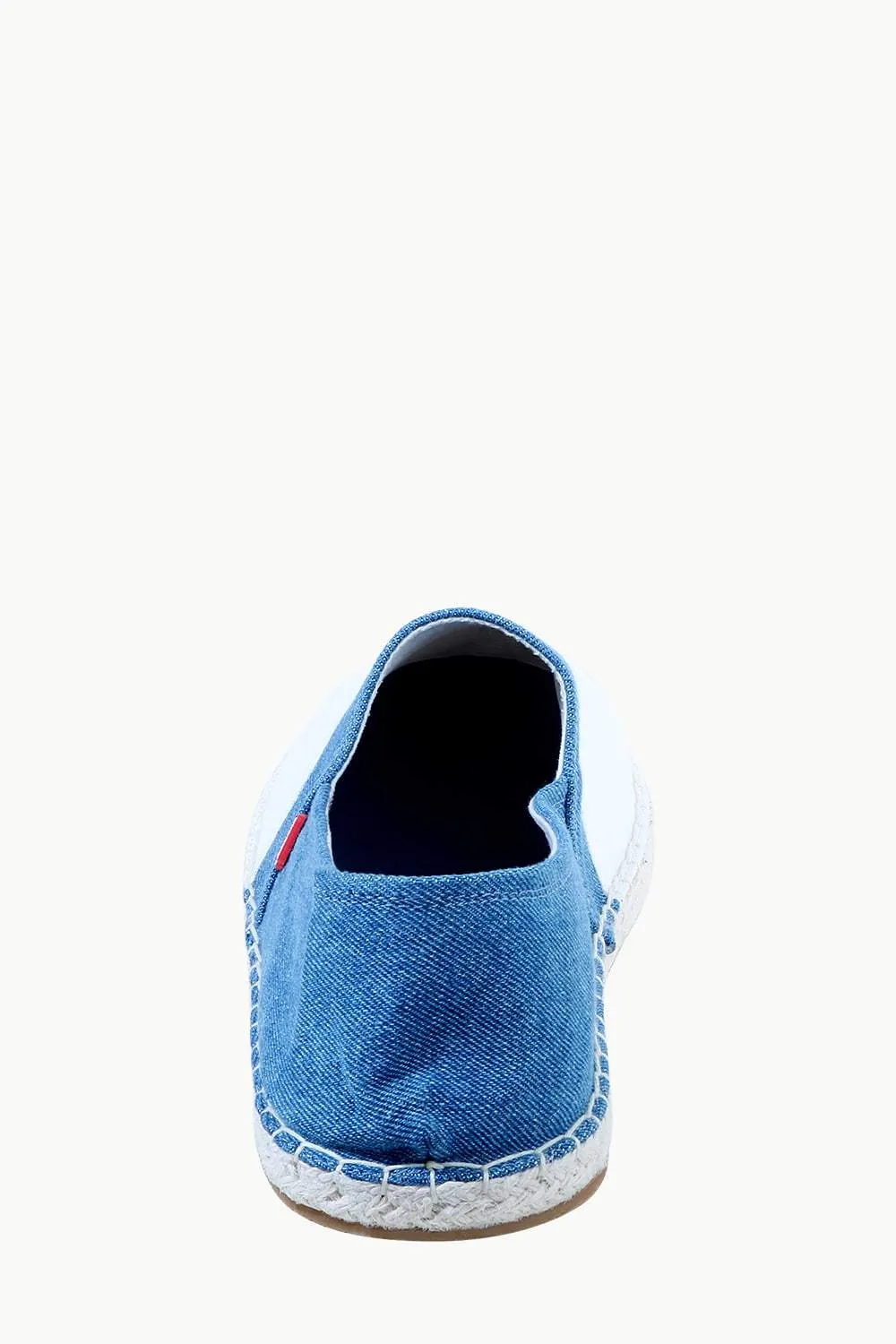 Mens Indigo Cut N Sew Denim Espadrilles