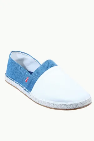 Mens Indigo Cut N Sew Denim Espadrilles